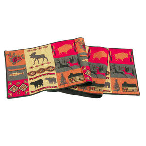 NWT Rustic Lodge Northwestern Design Table Runner